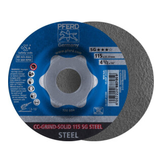 Pferd-Rüggeberg Schleifsch.CC-Grind-SolidSG STEEL 115mm