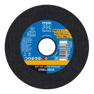 Pferd-Rüggeberg Trennscheibe A60PPSF V2A 115x1,0mm ger.