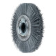 PFERD Rundbürste breit ungezopft RBU Ø 150x25xvari. Bohr. SiC-Filament-Ø 0,55 mm Korn 120 Schleifbock-1