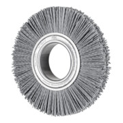 PFERD Rundbürste breit ungezopft RBU Ø 150x25xvari. Bohr. SiC-Filament-Ø 1,10mm Korn 120 Schleifbock