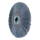 PFERD Rundbürste breit ungezopft RBU Ø 200x25xvari. Bohr. SiC-Filament-Ø 1,10mm Korn 120 Schleifbock-1