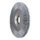 PFERD Rundbürste breit ungezopft RBU Ø 250x30xvari. Bohr. SiC-Filament-Ø 1,10mm Korn 120 Schleifbock-1