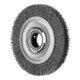 PFERD Rundbürste breit ungezopft RBU Ø150x25xvariable Bohrung Stahl-Draht-Ø0,20 Schleifbock-1