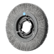 PFERD Rundbürste breit ungezopft RBU Ø200x25xvariable Bohrung Edelstahl-Draht-Ø0,30 Schleifbock