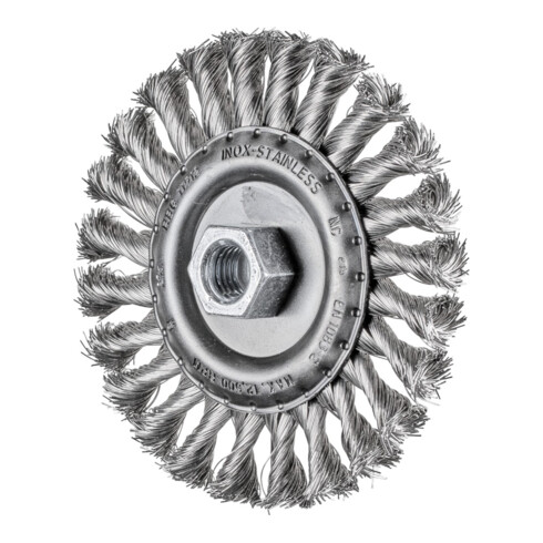 PFERD Rundbürste, gezopft POS RBG 11512/M14 INOX 0,35