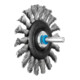PFERD Rundbürste gezopft RBG Ø76x6 mm Schaft-Ø6 mm Edelstahl-Draht-Ø0,50-1
