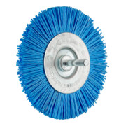 PFERD Rundbürste ungezopft RBU Ø 100mm Schaft-Ø 6 mm BLUE-Filament-Ø 1,10mm Korn 180 Bohrmaschinen