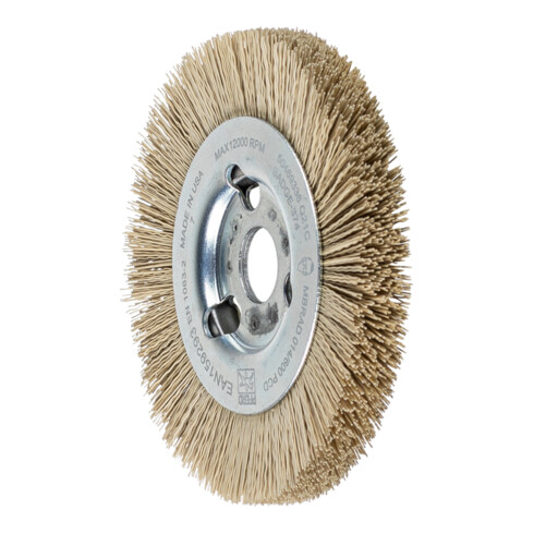 PFERD Rundbürste schmal ungezopft RBU Ø 100x12x16 mm Bohrung DIAMANT-Filament-Ø 0,35 mm Korn 600