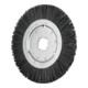 PFERD Rundbürste schmal ungezopft RBU Ø 200x16xvariable Bohrung Keramik-Filament-Ø 1,10mm Korn 120-1
