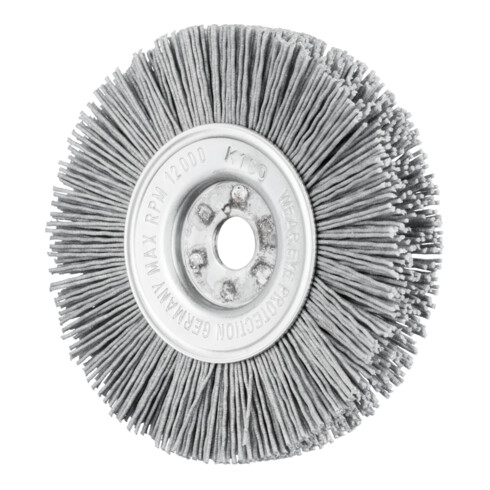 PFERD Rundbürste schmal ungezopft RBU Ø100x12x12 mm Bohrung SiC-Filament-Ø0,90 Korn 180