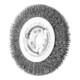 PFERD Rundbürste schmal ungezopft RBU Ø100x12x14 mm Bohrung Stahl-Draht-Ø0,30-1