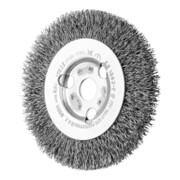 PFERD Rundbürste schmal ungezopft RBU Ø100x12x14 mm Bohrung Stahl-Draht-Ø0,30