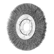 PFERD Rundbürste schmal ungezopft RBU Ø180x12xvariable Bohrung Stahl-Draht-Ø0,30