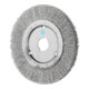 PFERD Rundbürste schmal ungezopft RBU Ø200x16xvariable Bohrung Edelstahl-Draht-Ø0,30-1