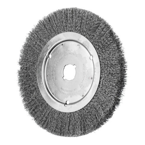 PFERD Rundbürste schmal ungezopft RBU Ø250x20xvariable Bohrung Stahl-Draht-Ø0,25