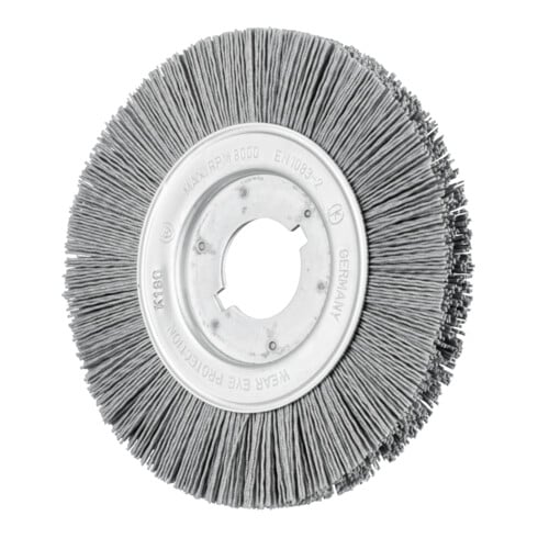 PFERD Rundbürste schmal ungezopft RBU Ø150x16xvariable Bohrung SiC-Filament-Ø0,90 Korn 180