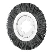 PFERD Rundbürste ungezopft RBU Ø 200x13x50,8 mm Bohrung Keramik-Filament-Ø 1,10mm Korn 120 stationär