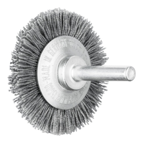 PFERD Rundbürste ungezopft RBU Ø 50x4 mm Schaft-Ø 6 mm SiC-Filament-Ø 0,55 mm Korn 120