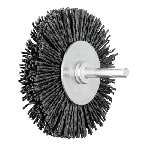PFERD Rundbürste ungezopft RBU Ø 80x15 mm Schaft-Ø 6 mm Keramik-Filament-Ø 1,10mm Korn 120