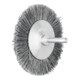 PFERD Rundbürste ungezopft RBU Ø 80x8 mm Schaft-Ø 6 mm SiC-Filament-Ø 0,55 mm Korn 120-1