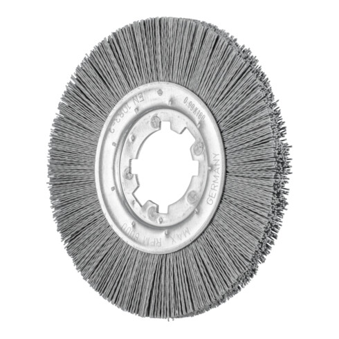 PFERD Rundbürste ungezopft RBU Ø200x13x50,8 mm Bohrung SiC-Filament-Ø0,90 Korn 180 stationär
