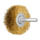 PFERD Rundbürste ungezopft RBU Ø50x15 mm Schaft-Ø6 mm Messing-Draht-Ø0,20-1