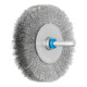 PFERD Rundbürste ungezopft RBU Ø80x15 mm Schaft-Ø6 mm Edelstahl-Draht-Ø0,15-1