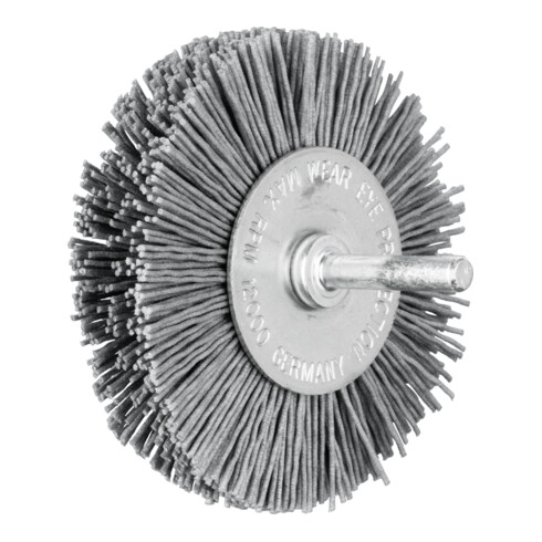 PFERD Rundbürste ungezopft RBU Ø80x15 mm Schaft-Ø6 mm SiC-Filament-Ø0,90 Korn 180