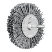 PFERD Rundbürste ungezopft RBU Ø80x15 mm Schaft-Ø6 mm SiC-Filament-Ø0,90 Korn 180