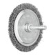PFERD Rundbürste mit Schaft, ungezopft RBU 7004/6 ST 0,20 0.2 mm gewellter Draht-1