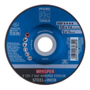 PFERD ruwe slijpschijf A 46 H VA 125 mm SGP-WHISPER-1