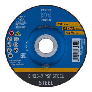 PFERD slijpschijf PSF STEEL