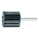 Pferd Schleifbandkörper Gummi zylindrisch Schaft-Ø 6mm 15x30mm-4