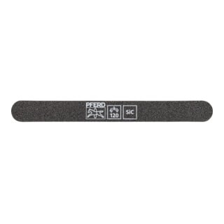 Pferd Schleiffeile SF-R147-15-5 flexibel, 147x15x5mm, SiC K 120, runde Enden