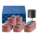 PFERD Schleifhülsen-Set 13-tlg. Korund Ø 22x20mm A60,80,150,240 mit Halter Schaft-Ø 6 mm-1