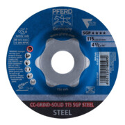 Pferd Schleifscheibe CC-Grind Solid SGP STEEL 115mm-4