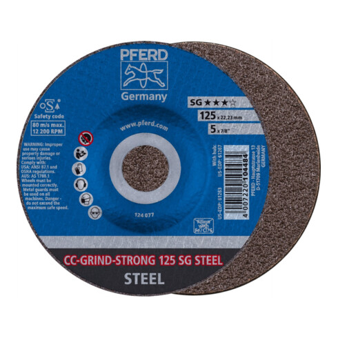PFERD Schleifscheibe CC-GRIND-STRONG, 125 mm