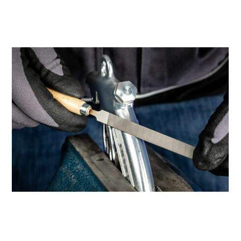Pferd Schlüsselfeile flachstumpf 100mm Hieb 2