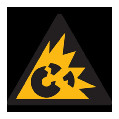 Pferd Schruppscheibe 230x7,2mm f.INOX gekröpft Bohrung 22,23mm