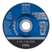 PFERD Schruppscheibe E 125-7 SG STEEL