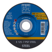 PFERD Schruppscheibe E 125x7,2x22,23 mm Universallinie PSF STEEL für Stahl