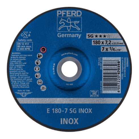 PFERD Schruppscheibe SG INOX