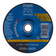 Pferd Schruppscheibe gekröpft PSFSTEELOX 180x7mm