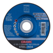 PFERD TOOLS Schruppscheibe E CERAMIC SGP STEELOX