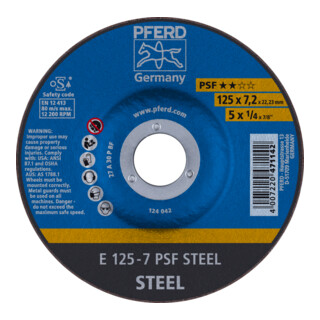 PFERD TOOLS Schruppscheibe PSF STEEL