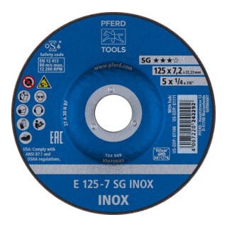 PFERD TOOLS Schruppscheibe SG INOX
