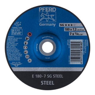 PFERD TOOLS Schruppscheiben E 180-7 SG STEEL