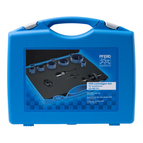 PFERD Set di seghe a tazza HSS LS-SO 9 I