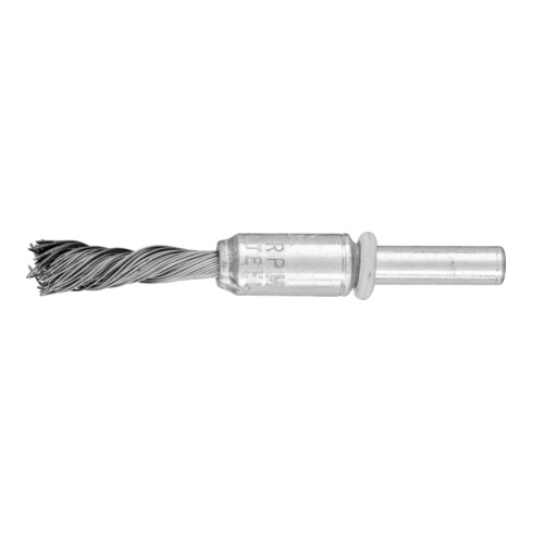 PFERD SINGLETWIST Pinselbürste gezopft PBGS Ø10mm Schaft-Ø6 mm Stahl-Draht-Ø0,35