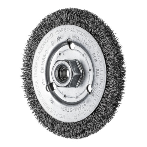 PFERD Spazzola a disco con filo non ritorto POS RBU 12512/M14 ST 0,30